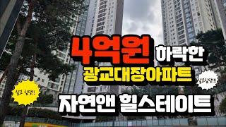 4억원 하락한 광교자연앤힐스테이트, 살고싶은곳. 사고 싶은곳. 많이 떨어지면 먹을것도 많겠죠