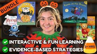 Speech Therapist Reads Halloween Books! | Holiday Stories | Evidence-Based Read Aloud