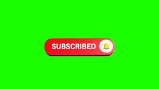 3D YouTube Subscribe Button with Sound Effect  | Green Screen | Free Download | No Copyright free 