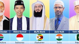 Famous Muslim Preachers From Different Countries | List Data