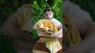 MAKE A BURRITO OUTDOORS   !!  #shorts #recette #asmr #recipe #cuisine #seizemay #nature #relax