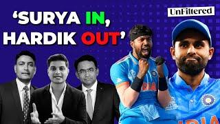 SURYA IN, HARDIK SNUBBED AS INDIA T20 CAPTAIN