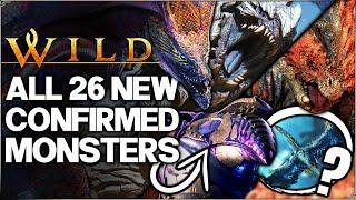 Monster Hunter Wilds - ALL 26 New Confirmed Monsters & 2 Likely to Return - Large & Small & More!