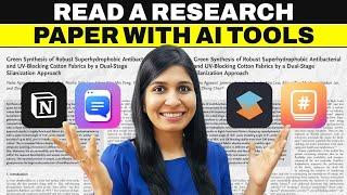 Read research papers with AI tools faster and more effectively! 