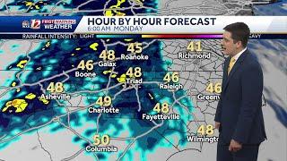 WATCH: Mild & breezy Sunday, rain chances increase overnight