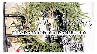 COZY AFTER CHRISTMAS DECORATING MARATHON / WHOLE HOUSE WINTER DECORATE WITH ME / ROBIN LANE LOWE