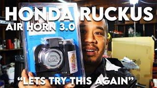 Ruckus Air Horn 3.0 #ScooterAirHorn #HondaRuckus #SmallEngineVelocity