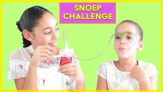 CHALLENGE - SNOEP DRINKEN VANUIT EEN GEKKE BRIL!