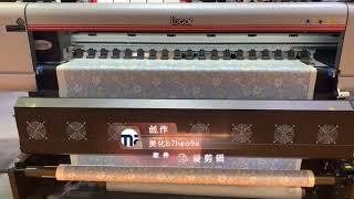 Locor High Speed 6ft 1.8m Digital Dye Sublimation Textile Printer with 3/4 pcs 4720 printheads