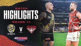 Richmond v Essendon Highlights | Round 11, 2024 | AFL