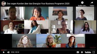 Das sagen Kunden über das Energize Your Business Programm bei Andrea Randt