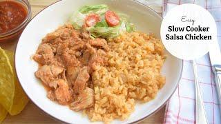 Slow Cooker Salsa Chicken | Gluten Free Slow Cooker Recipes | Dump and Go Slow Cooker Dinners