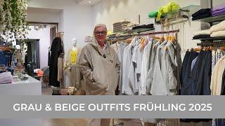 Grau & Beige Outfits: Neutrale Frühlings-Outfits 2025 | Jutta Nestler