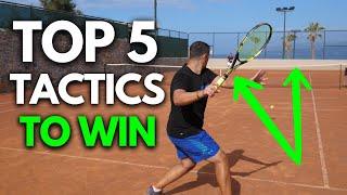 TOP 5 Tricks To Win More Tennis Matches - Tactics and Strategy