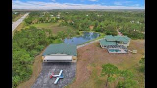 Treasure Coast Airpark Estate Home for Sale - 15350 Skyking Dr, Port Saint Lucie, Fl 34987