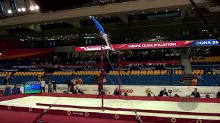 BELYAVSKIY David (RUS) - 2018 Artistic Worlds, Doha (QAT) - Qualifications Horizontal Bar