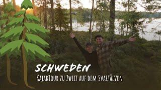 Kajaktour zu zweit // Schweden 2024 // Värmland // 7 Tage Svartälven