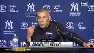 Joe Girardi on the Opening Day loss