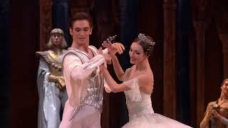 Olga Smirnova, Artemy Belyakov, Igor Tsvirko. "Raymonda". Act 1. Bolshoi theatre, 2019.