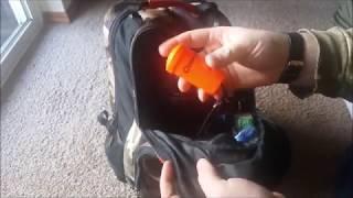 camping backpack inventory