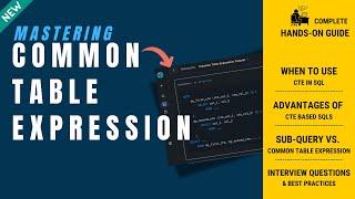 Common Table Expression in SQL