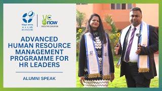 IIM Indore's Advanced Human Resource Management Programme for HR Leaders | Alumni Speak