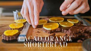 [No Music] Cacao Orange Shortbread  カカオオレンジショートブレッドの作り方