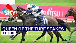 Atishu wins the Queen Of The Turf Stakes at Randwick