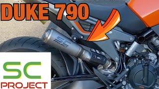 SC Project S1 GP Exhaust Install On KTM Duke 790