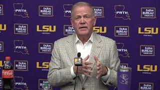 LSU Brian Kelly Ole Miss game-week press conference