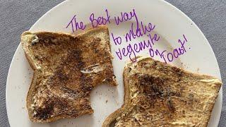 My (Somewhat) Australian Way of Making Vegemite Toast