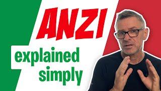 Learn Italian. What does ANZI mean?