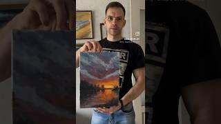 Showing my art to be famous. Oil landscape.