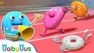 Cuộc đua của những chiếc bánh vòng | Donut song | Nhạc thiếu nhi vui nhộn | BabyBus