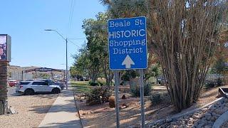 LONE WULF RICK WALKING AMERICA. Kingman, Arizona. Historic Beale Street Amazing Old Town Exploring.