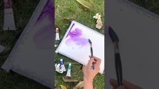 Landscape Painting Vlog  #shorts