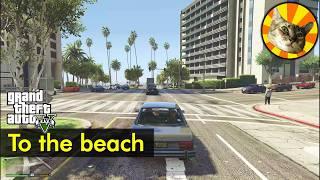 The Madrazos go to the beach (and back home) | Just Driving #236 | GTA V