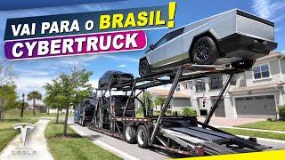 Embarcando a CYBERTRUCK para o Brasil #macmasi #cybertruck