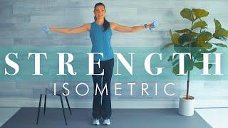 Full Body Isometric Strength Workout for Beginners & Seniors // All Standing & Knee Friendly