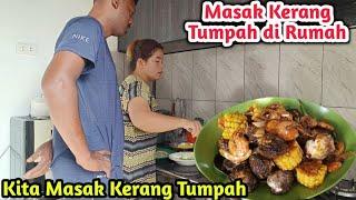 Bersama Suami Kami Berdua Masak Shell out Di Rumah Pertama Kalinya