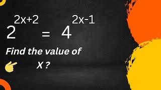 How to Find the value of X | Exponents and Powers | finding the value of x ?