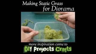 Making Static Grass for Diorama or Terrain Building