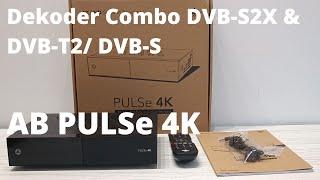 AB PULSe 4K Combo DVB-S2X + DVB-T2 / DVB-TC - unboxing, wykonanie i przegląd funkcji