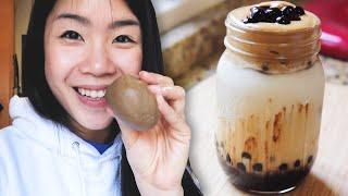 I Made Homemade Brown Sugar Boba Milk From Scratch