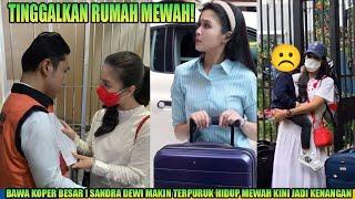 Temui Harvey Moeis!! Sandra Dewi Makin Terpuruk Keluar Rumah Bawa Koper Besar!!