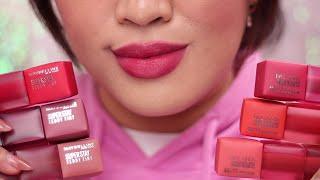 MAYBELLINE Teddy Tint #maybelline #maybellineteddytint #makeup #makeupswatches #lipswatches