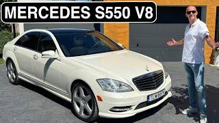 Mercedes S550 z USA. I wtedy wjeżdżam ja, cały na biało!