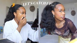 LET'S CATCH UP| CHIT CHAT GRWM | LIFE UPDATE + RELAXERS IN 2022?!