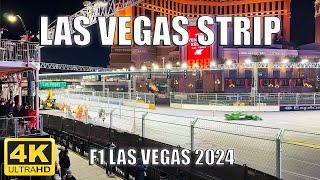 Las Vegas Strip Night Walk - F1 Las Vegas Night 1 - November 2024