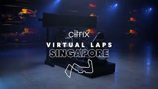 @citrix Virtual Lap | Sergio Perez Laps The RB18 At The Singapore Grand Prix